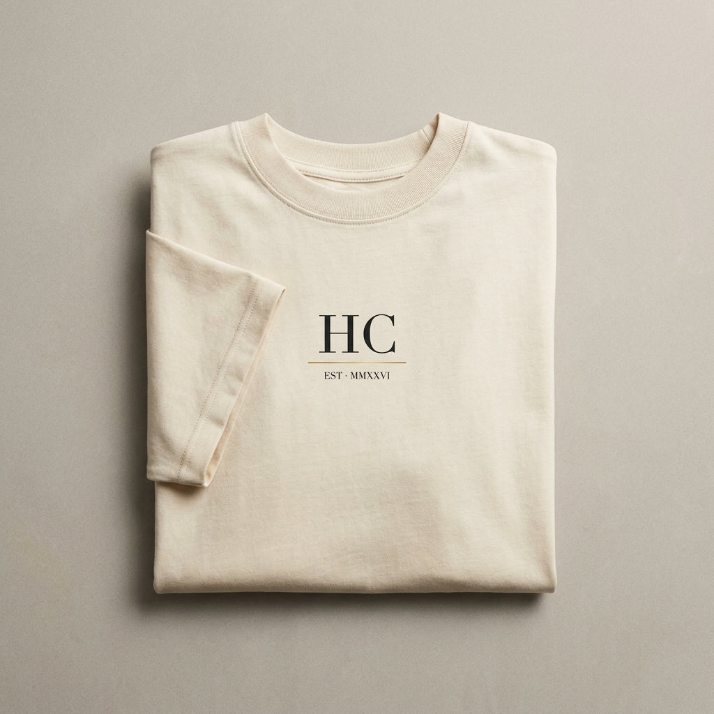 Folded flat-lay editorial