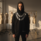 carri-chrome-chain-hoodie lifestyle