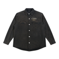 CARRI House Denim Jacket Room 01 washed black front view