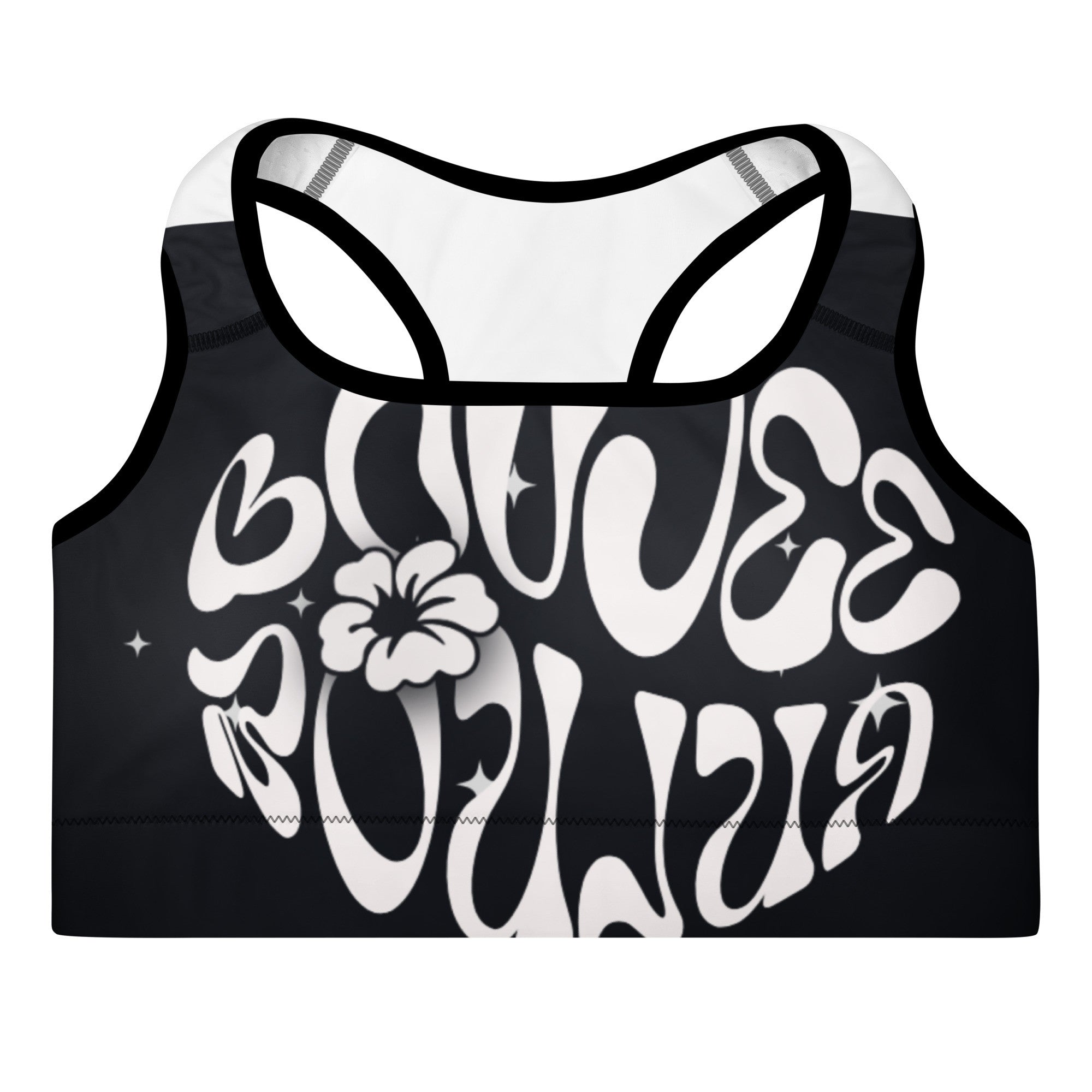 BOUJEE BOUJUA GRAPHIC Padded Sports Bra · BOUJEE BOUJUA · House of Carri