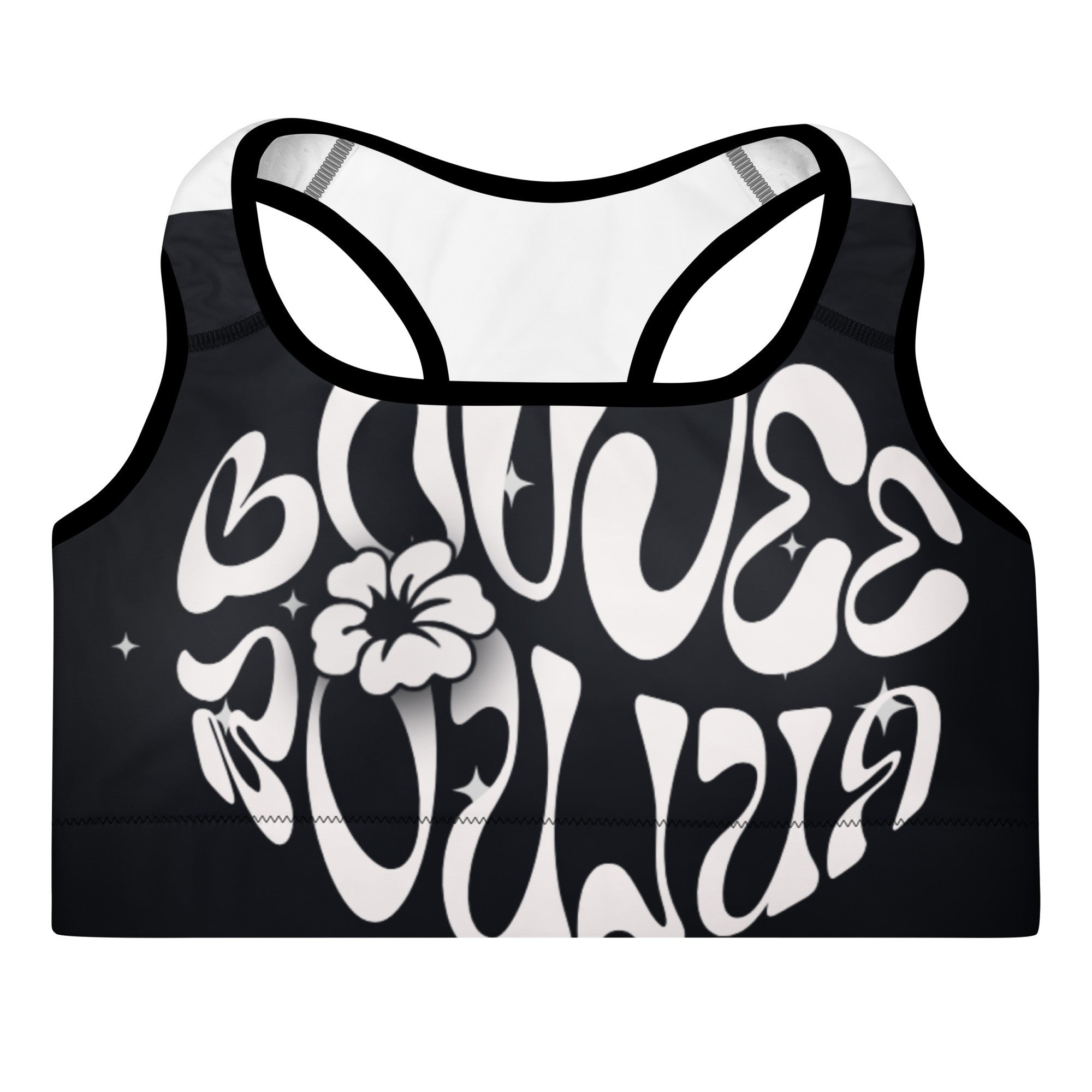 BOUJEE BOUJUA GRAPHIC Padded Sports Bra · BOUJEE BOUJUA · House of Carri
