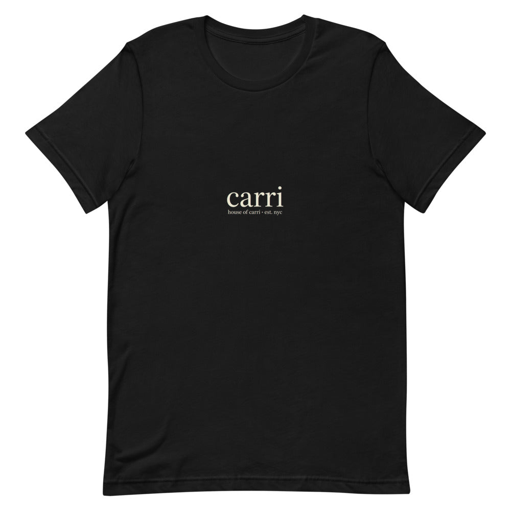 carri Quiet Wordmark Tee · Drop 05